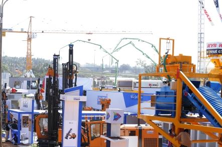 印度工程机械展位设计,EXCON工程机械展台搭建,EXCON INDIA工程机械展